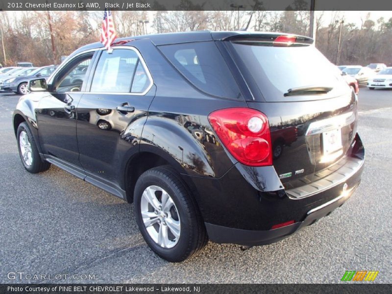 Black / Jet Black 2012 Chevrolet Equinox LS AWD