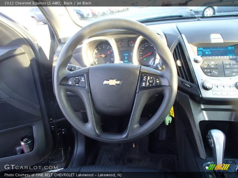 Black / Jet Black 2012 Chevrolet Equinox LS AWD