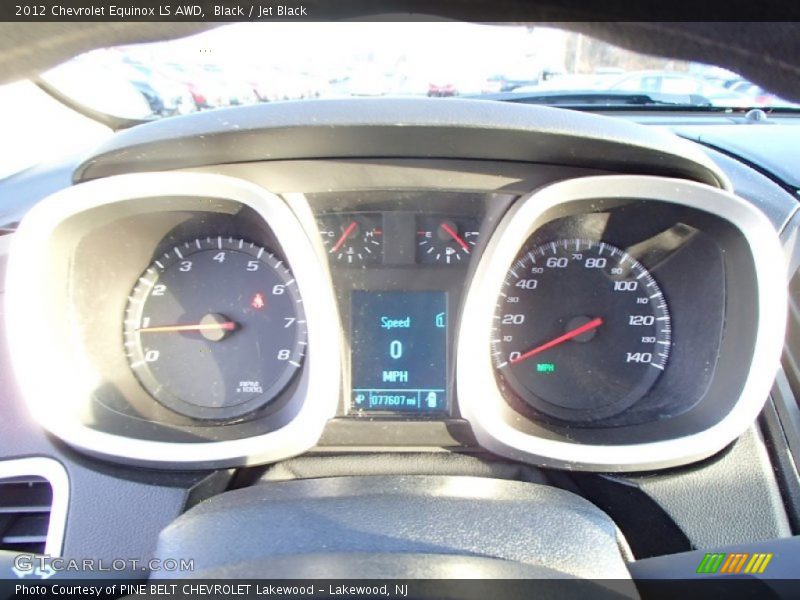 Black / Jet Black 2012 Chevrolet Equinox LS AWD
