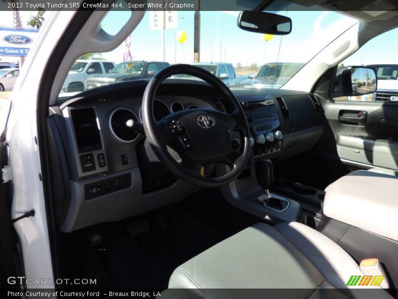 Super White / Graphite 2013 Toyota Tundra SR5 CrewMax 4x4