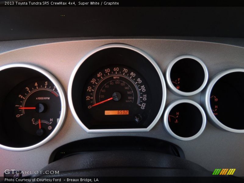Super White / Graphite 2013 Toyota Tundra SR5 CrewMax 4x4