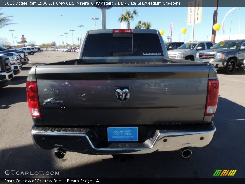 Mineral Gray Metallic / Dark Slate Gray/Medium Graystone 2011 Dodge Ram 1500 SLT Crew Cab