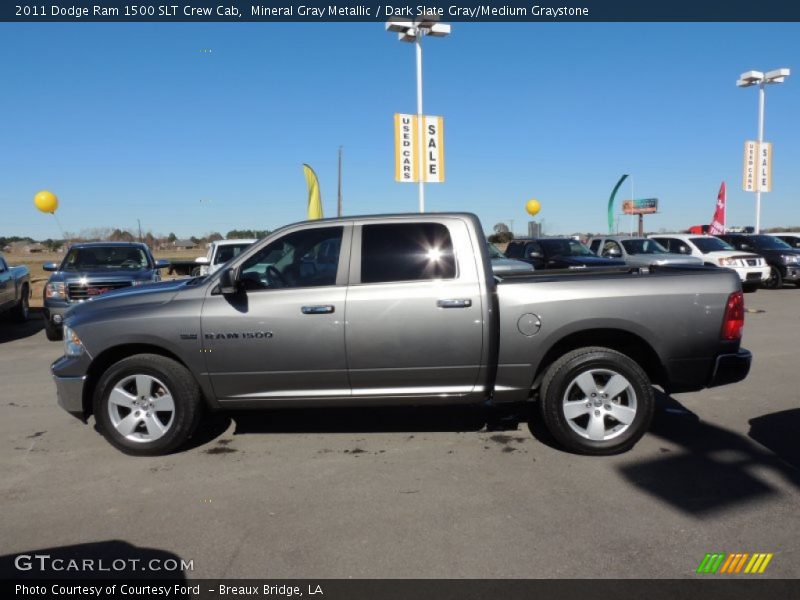 Mineral Gray Metallic / Dark Slate Gray/Medium Graystone 2011 Dodge Ram 1500 SLT Crew Cab
