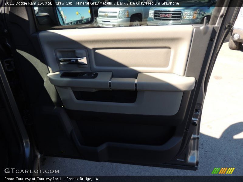 Mineral Gray Metallic / Dark Slate Gray/Medium Graystone 2011 Dodge Ram 1500 SLT Crew Cab