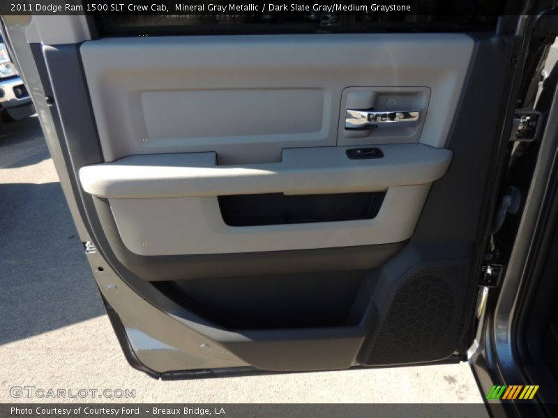 Mineral Gray Metallic / Dark Slate Gray/Medium Graystone 2011 Dodge Ram 1500 SLT Crew Cab