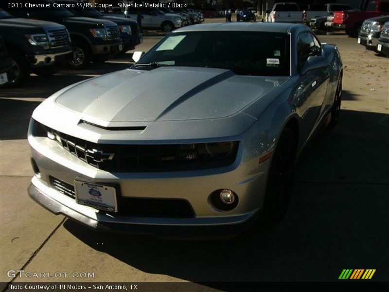 Silver Ice Metallic / Black 2011 Chevrolet Camaro SS/RS Coupe