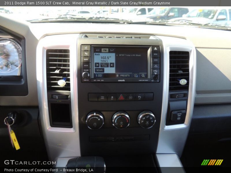 Mineral Gray Metallic / Dark Slate Gray/Medium Graystone 2011 Dodge Ram 1500 SLT Crew Cab