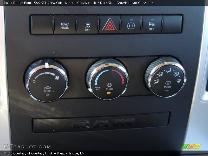Mineral Gray Metallic / Dark Slate Gray/Medium Graystone 2011 Dodge Ram 1500 SLT Crew Cab