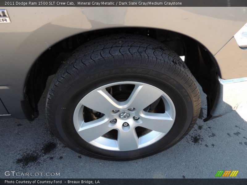 Mineral Gray Metallic / Dark Slate Gray/Medium Graystone 2011 Dodge Ram 1500 SLT Crew Cab