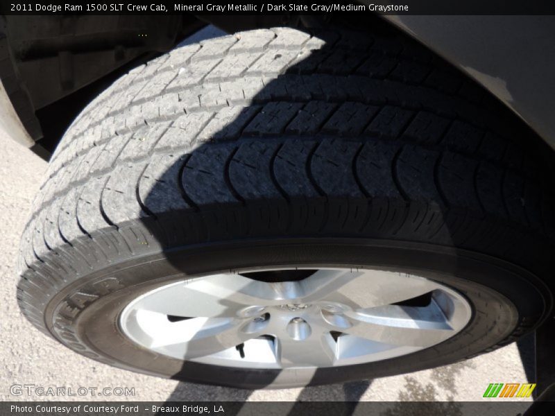 Mineral Gray Metallic / Dark Slate Gray/Medium Graystone 2011 Dodge Ram 1500 SLT Crew Cab