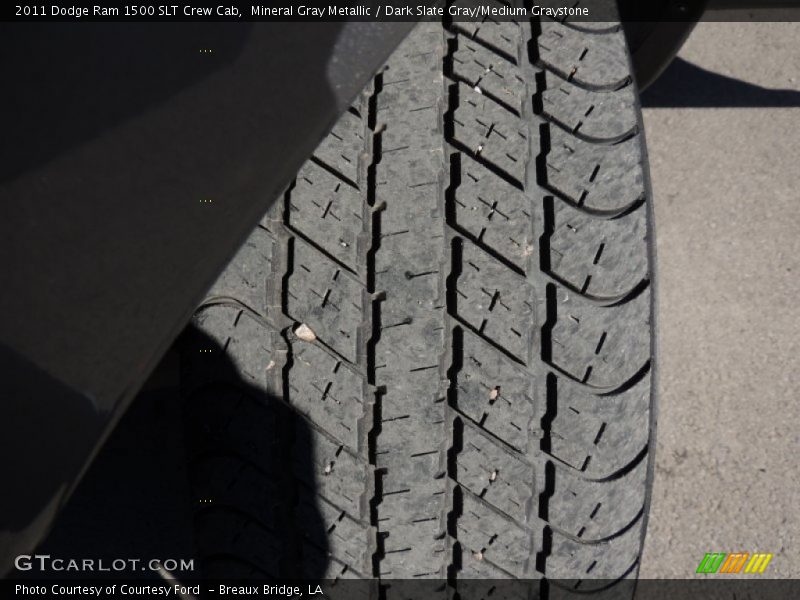 Mineral Gray Metallic / Dark Slate Gray/Medium Graystone 2011 Dodge Ram 1500 SLT Crew Cab