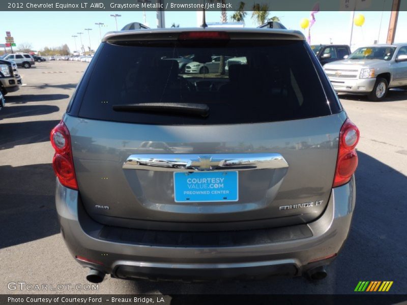 Graystone Metallic / Brownstone/Jet Black 2012 Chevrolet Equinox LT AWD