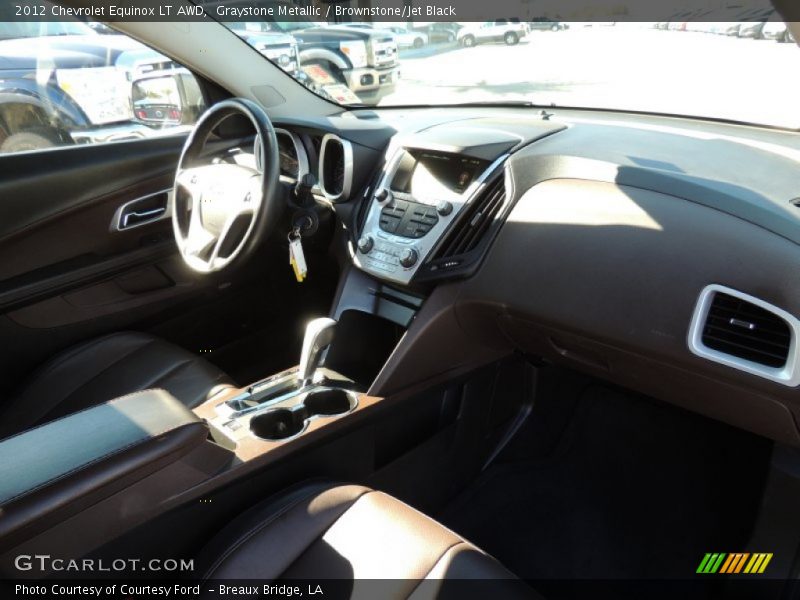 Graystone Metallic / Brownstone/Jet Black 2012 Chevrolet Equinox LT AWD