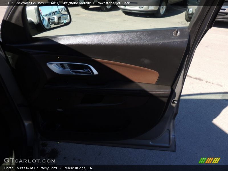Graystone Metallic / Brownstone/Jet Black 2012 Chevrolet Equinox LT AWD