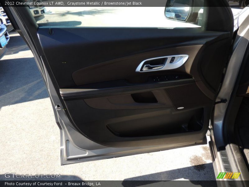 Graystone Metallic / Brownstone/Jet Black 2012 Chevrolet Equinox LT AWD