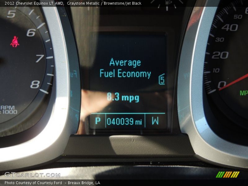 Graystone Metallic / Brownstone/Jet Black 2012 Chevrolet Equinox LT AWD