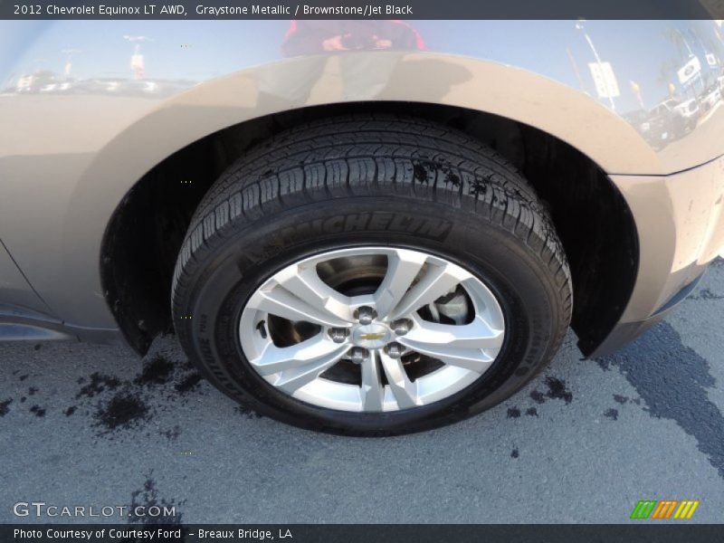 Graystone Metallic / Brownstone/Jet Black 2012 Chevrolet Equinox LT AWD