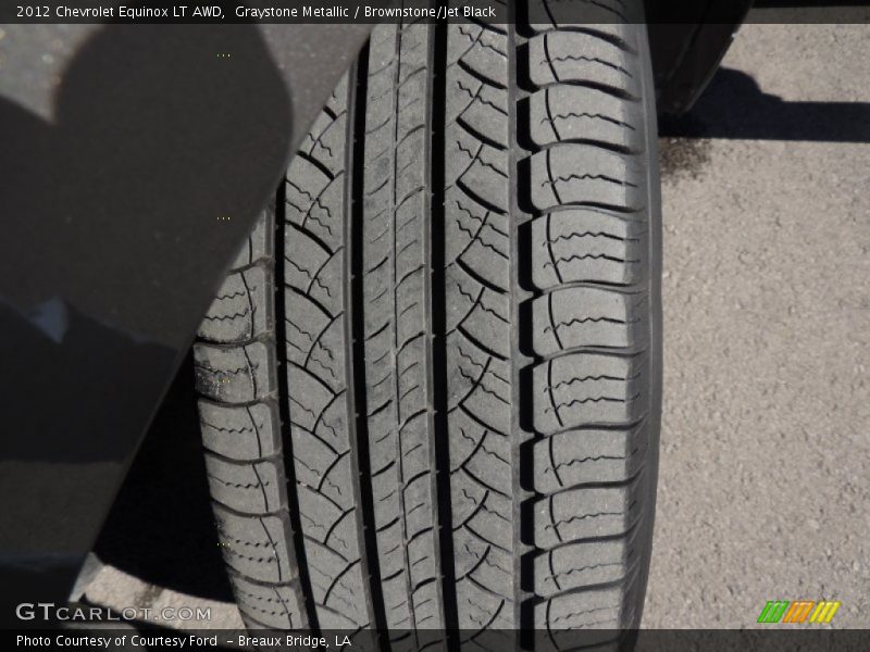 Graystone Metallic / Brownstone/Jet Black 2012 Chevrolet Equinox LT AWD