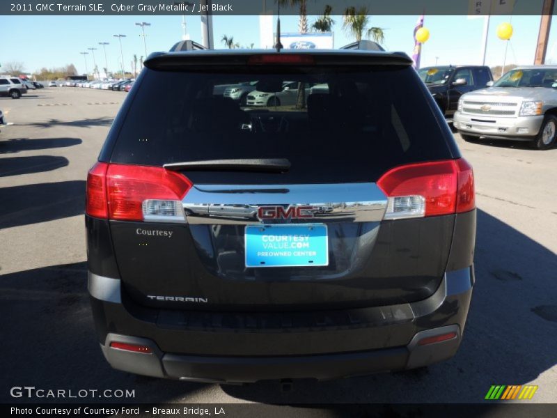 Cyber Gray Metallic / Jet Black 2011 GMC Terrain SLE