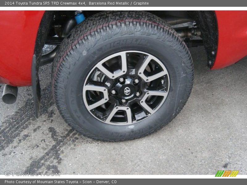 Barcelona Red Metallic / Graphite 2014 Toyota Tundra SR5 TRD Crewmax 4x4