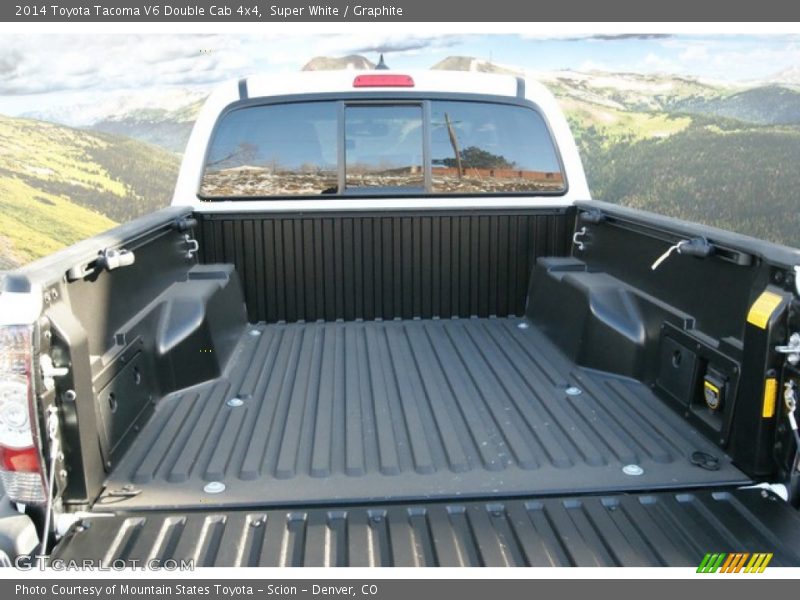 Super White / Graphite 2014 Toyota Tacoma V6 Double Cab 4x4