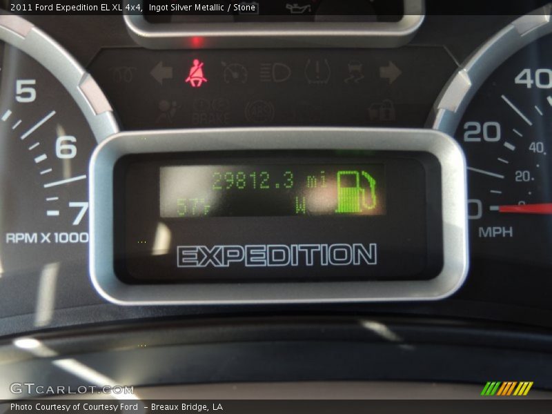 Ingot Silver Metallic / Stone 2011 Ford Expedition EL XL 4x4