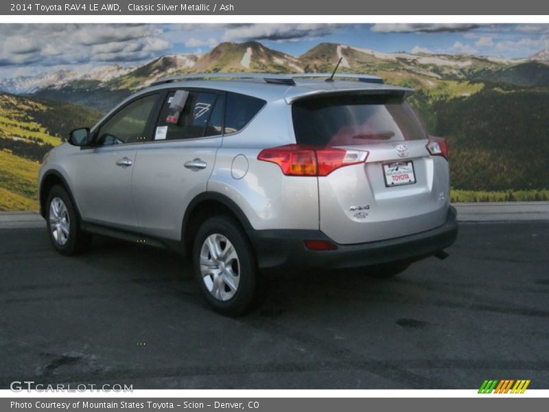 Classic Silver Metallic / Ash 2014 Toyota RAV4 LE AWD