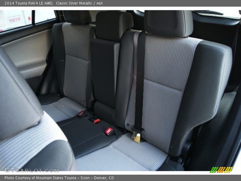 Rear Seat of 2014 RAV4 LE AWD