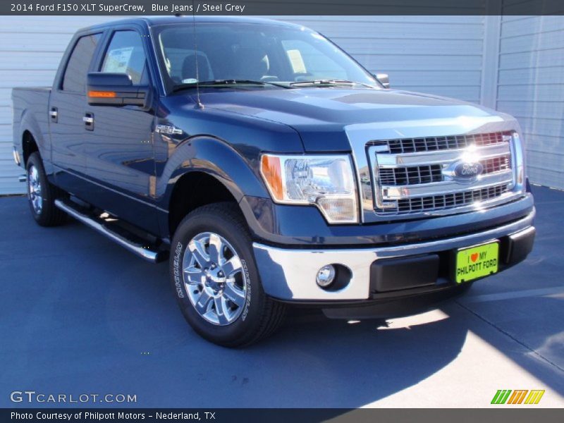 Blue Jeans / Steel Grey 2014 Ford F150 XLT SuperCrew