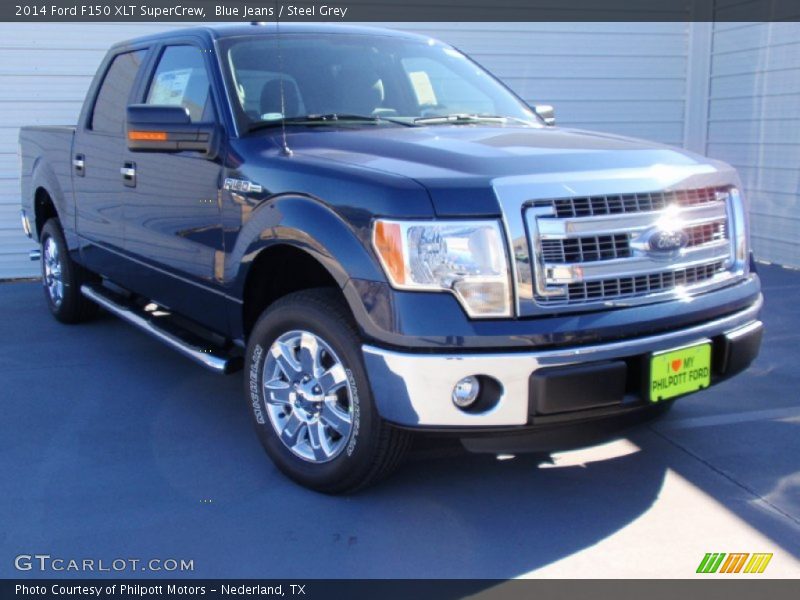 Blue Jeans / Steel Grey 2014 Ford F150 XLT SuperCrew