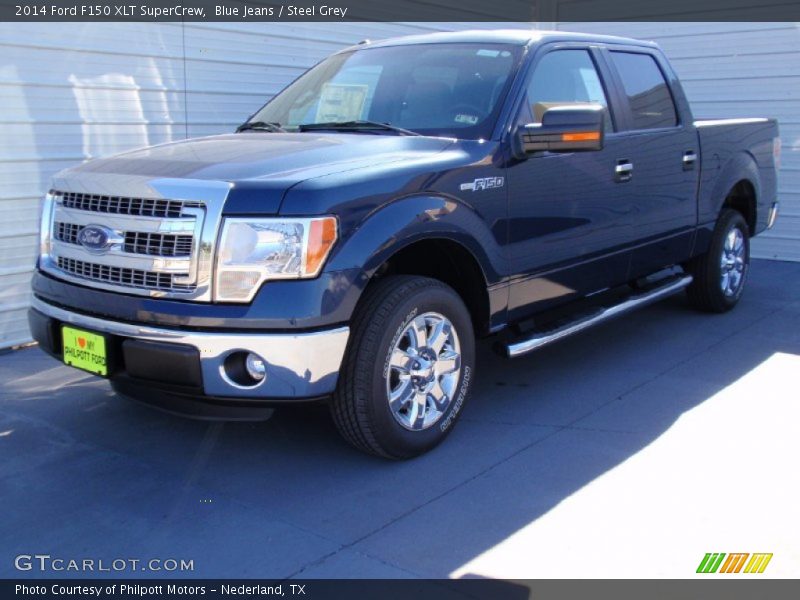 Blue Jeans / Steel Grey 2014 Ford F150 XLT SuperCrew