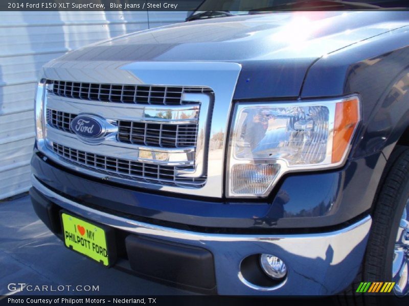 Blue Jeans / Steel Grey 2014 Ford F150 XLT SuperCrew