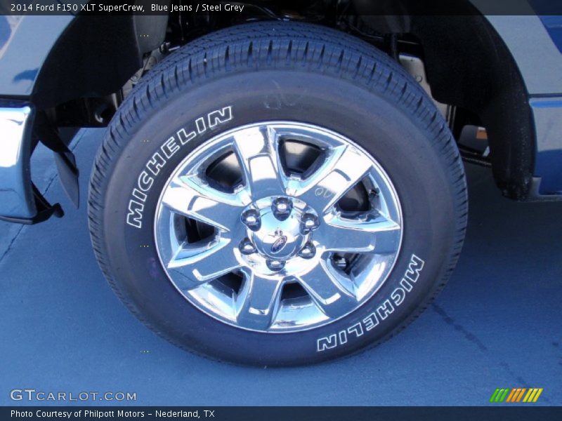 Blue Jeans / Steel Grey 2014 Ford F150 XLT SuperCrew