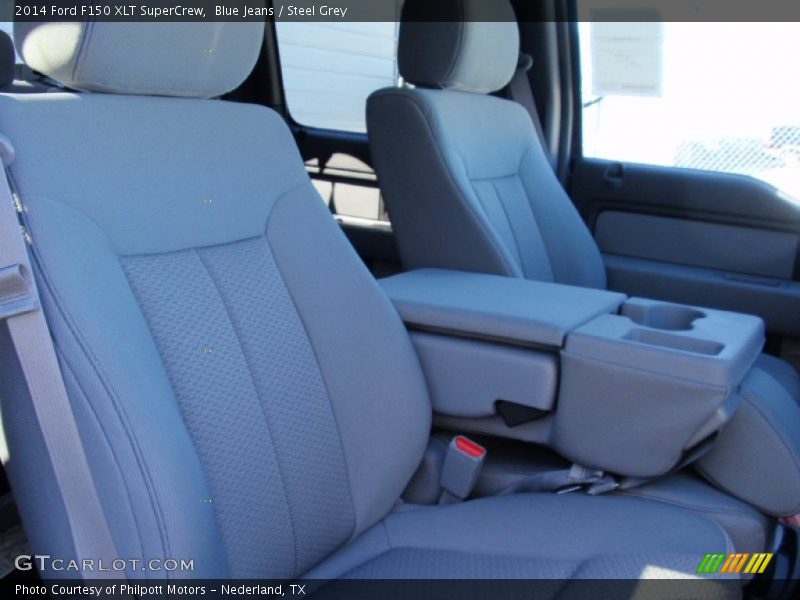 Blue Jeans / Steel Grey 2014 Ford F150 XLT SuperCrew
