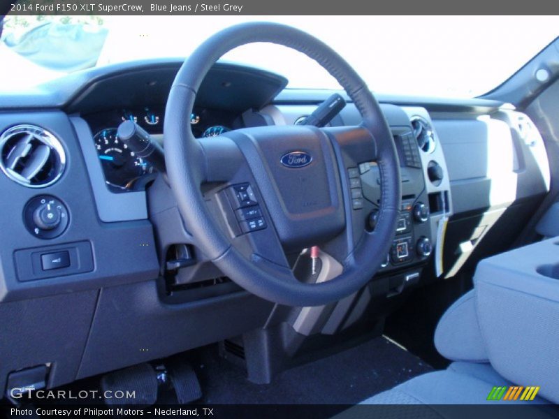 Blue Jeans / Steel Grey 2014 Ford F150 XLT SuperCrew