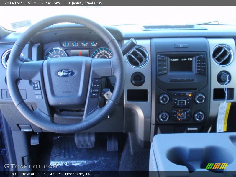Blue Jeans / Steel Grey 2014 Ford F150 XLT SuperCrew