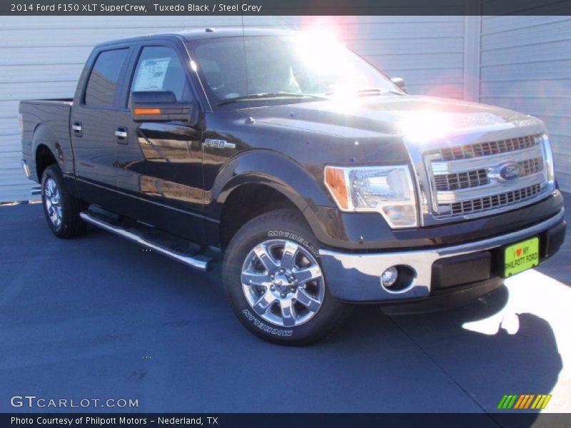 Tuxedo Black / Steel Grey 2014 Ford F150 XLT SuperCrew