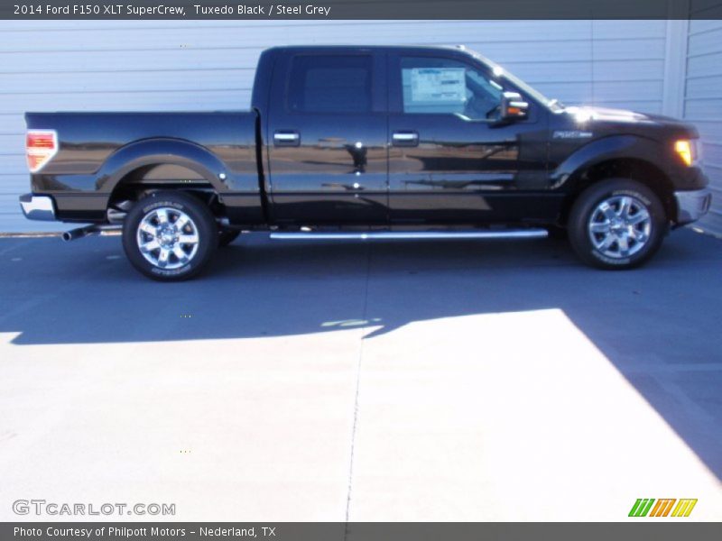 Tuxedo Black / Steel Grey 2014 Ford F150 XLT SuperCrew