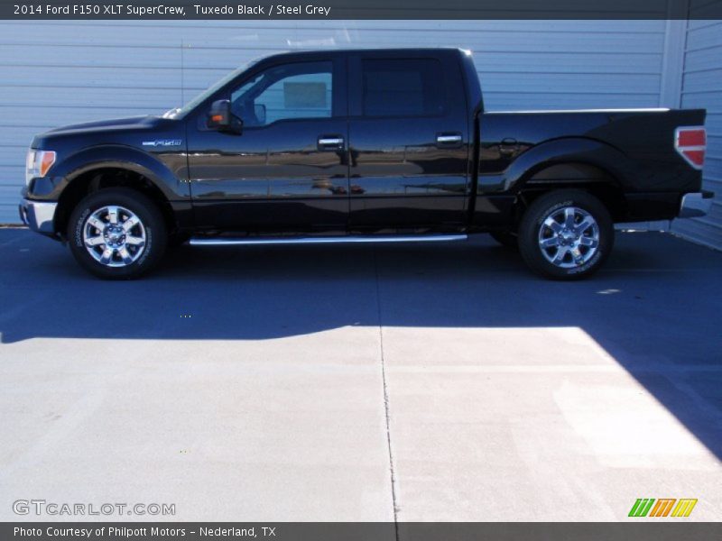 Tuxedo Black / Steel Grey 2014 Ford F150 XLT SuperCrew