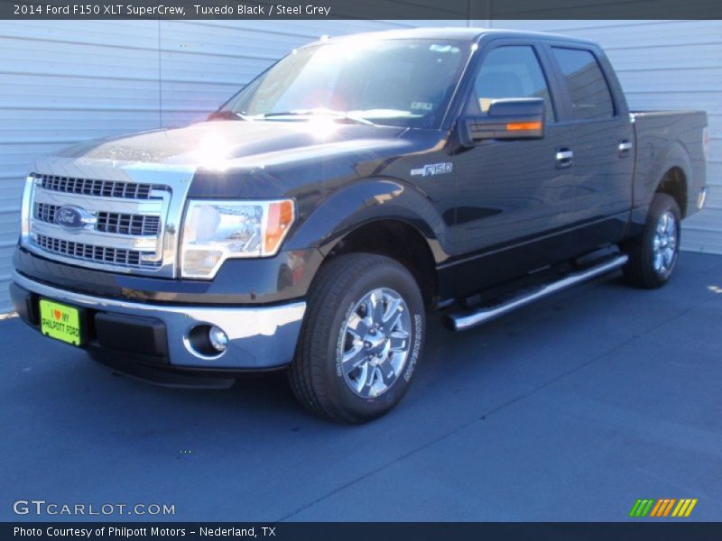 Tuxedo Black / Steel Grey 2014 Ford F150 XLT SuperCrew