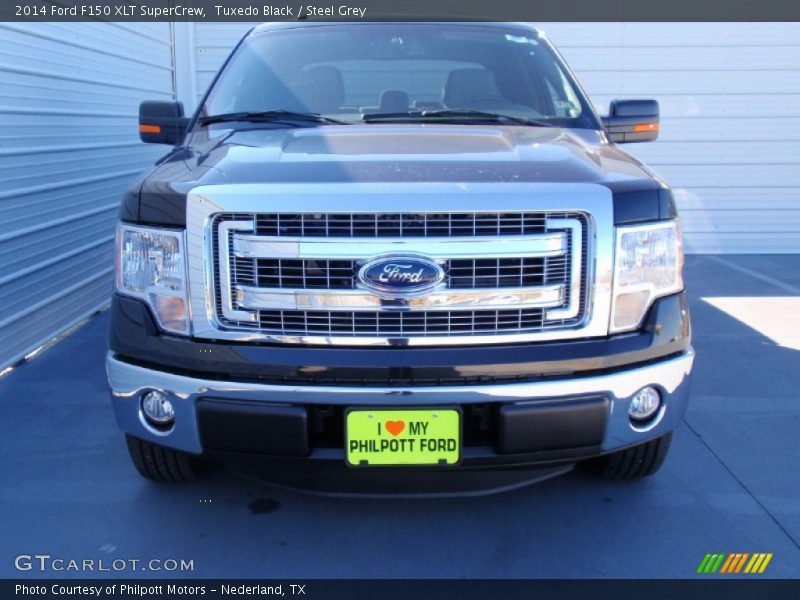 Tuxedo Black / Steel Grey 2014 Ford F150 XLT SuperCrew