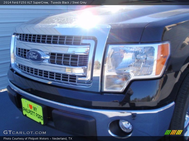 Tuxedo Black / Steel Grey 2014 Ford F150 XLT SuperCrew