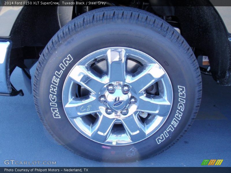 Tuxedo Black / Steel Grey 2014 Ford F150 XLT SuperCrew