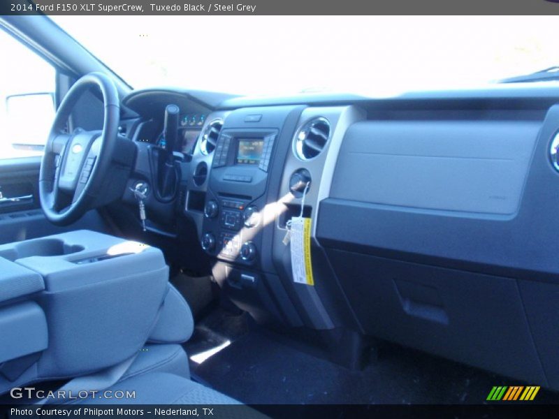 Tuxedo Black / Steel Grey 2014 Ford F150 XLT SuperCrew