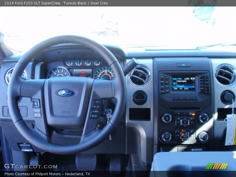 Tuxedo Black / Steel Grey 2014 Ford F150 XLT SuperCrew
