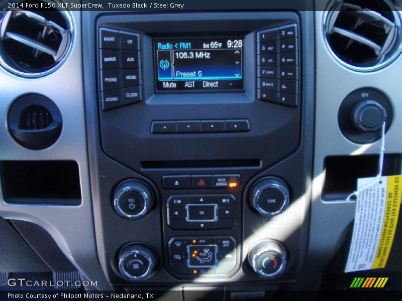 Tuxedo Black / Steel Grey 2014 Ford F150 XLT SuperCrew