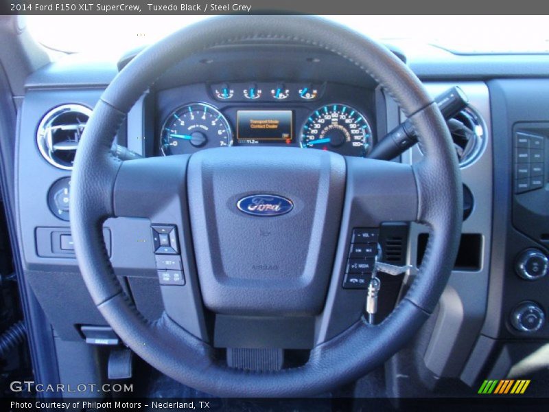 Tuxedo Black / Steel Grey 2014 Ford F150 XLT SuperCrew