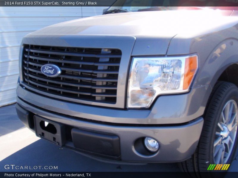 Sterling Grey / Black 2014 Ford F150 STX SuperCab