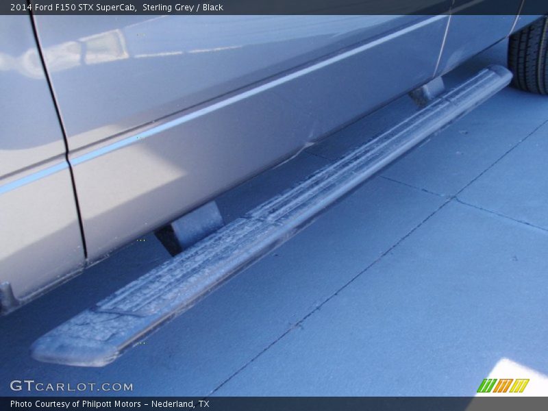Sterling Grey / Black 2014 Ford F150 STX SuperCab