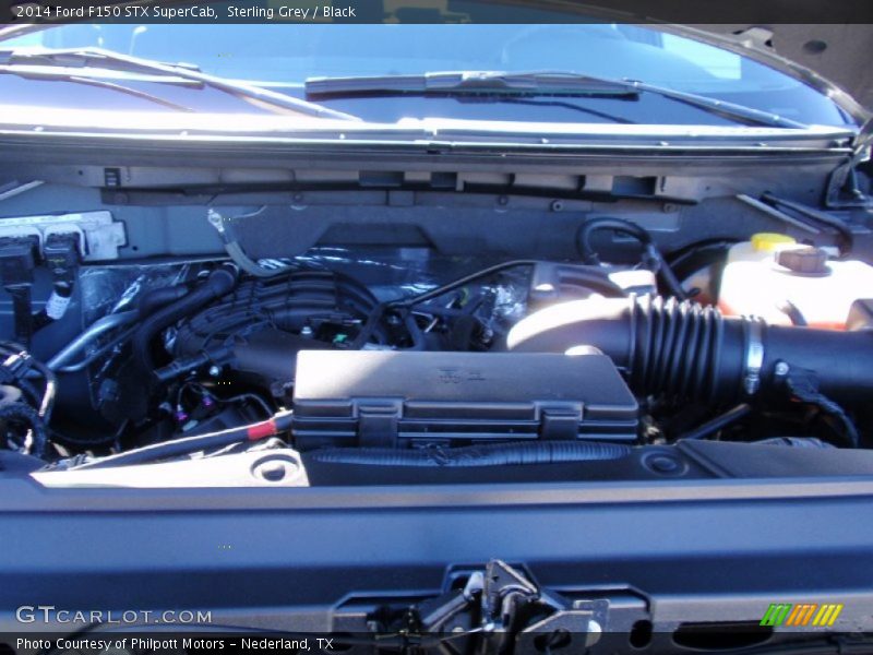 Sterling Grey / Black 2014 Ford F150 STX SuperCab